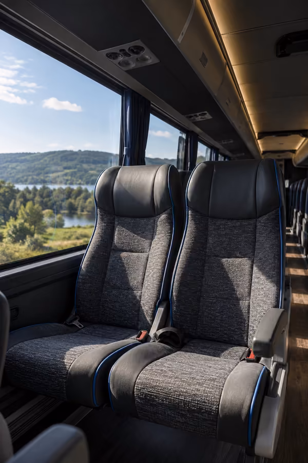 favorite stretches to make your long charter bus trip more comfortable