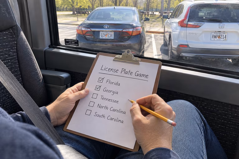 license plate game
