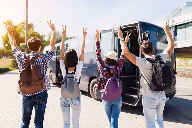 favorite stretches to make your long charter bus trip more comfortable