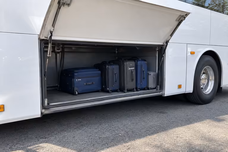 underfloor luggage bays