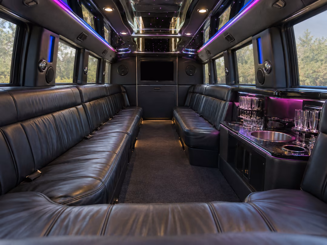 Chicago Hummer limo rental interior