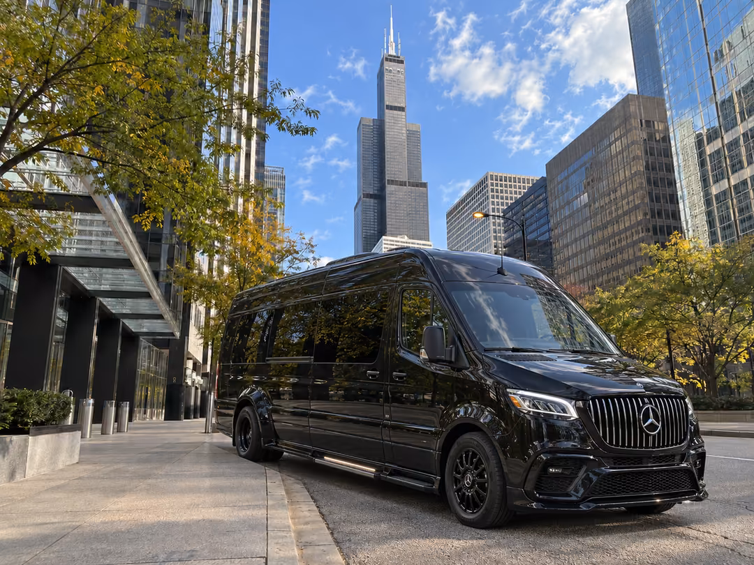 Chicago Sprinter limo rental exterior