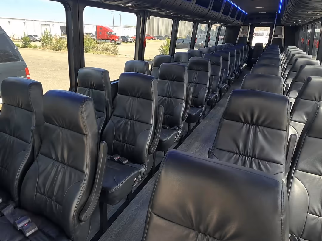 Fort Lauderdale 15-35 passenger minibus interior