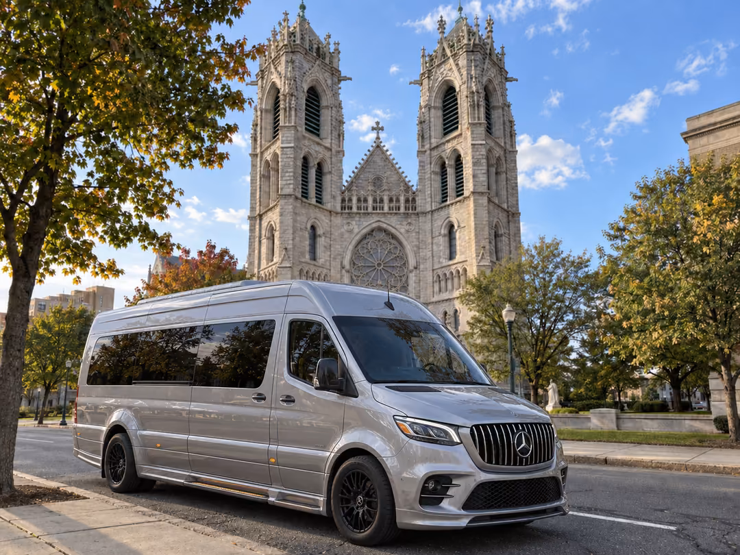 Newark NJ Sprinter limo rental exterior